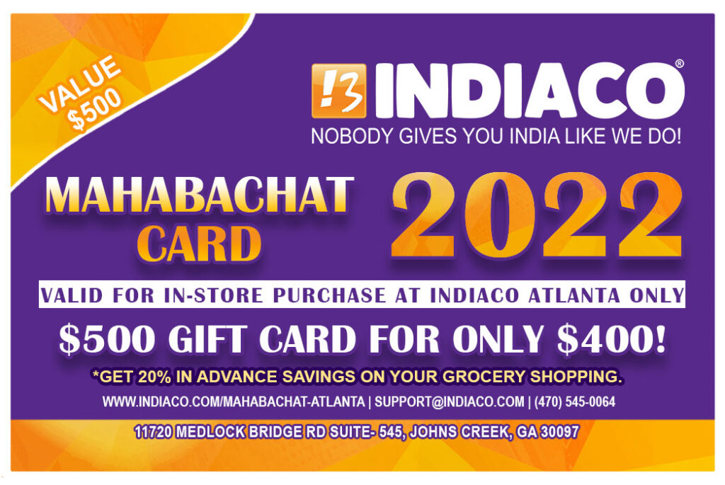 Mahabachat Card Atlanta GA Welcome To IndiaCo